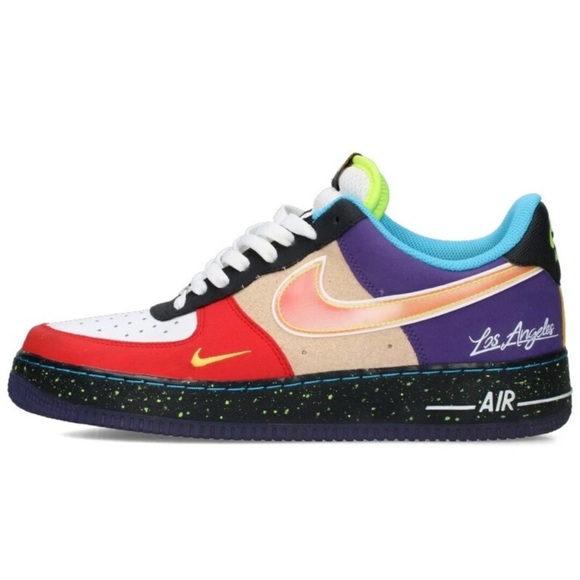 Nike Air Force 1 Colorful Edition Sneakers - Picture 3 of 6